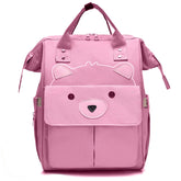 Easy to Carry Diaper Bag for Mother (Bear Pink)